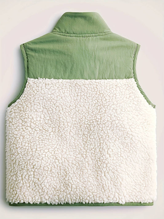 Fleece fashion jacket fleece vest