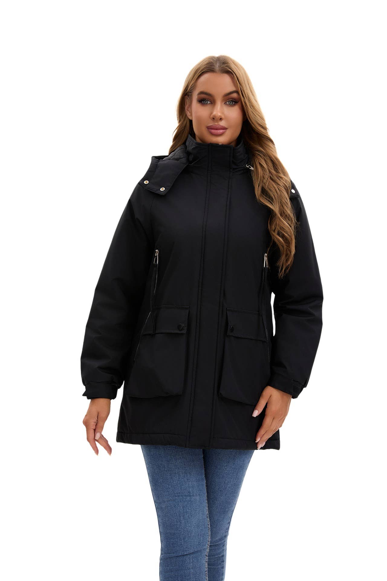 Detachable cap with fleece jacket