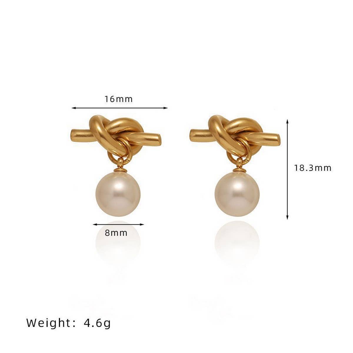 All-match Valentine's Day Pearl Earrings_CWMM5732