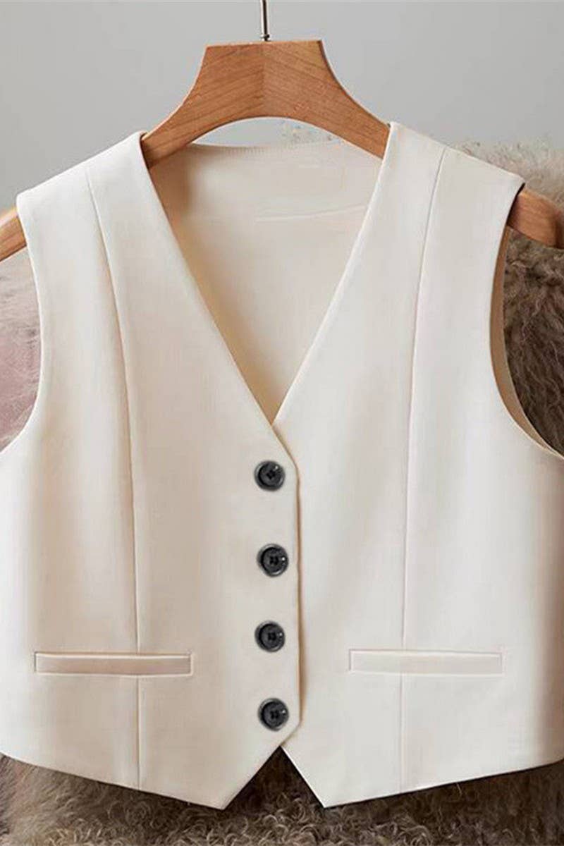 CWOV00107_SUMMER FASHION COMMUTING LAYERED SUIT VEST