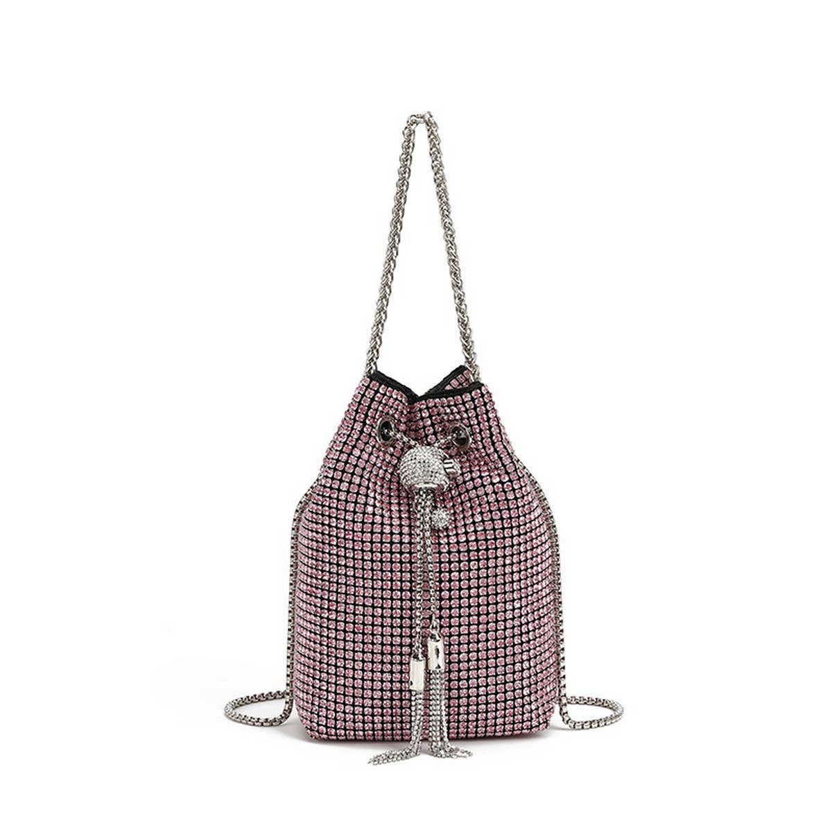 FASHION CHAIN NEW RHINESTONE LANTERN EVENING BAG_CWAB3592