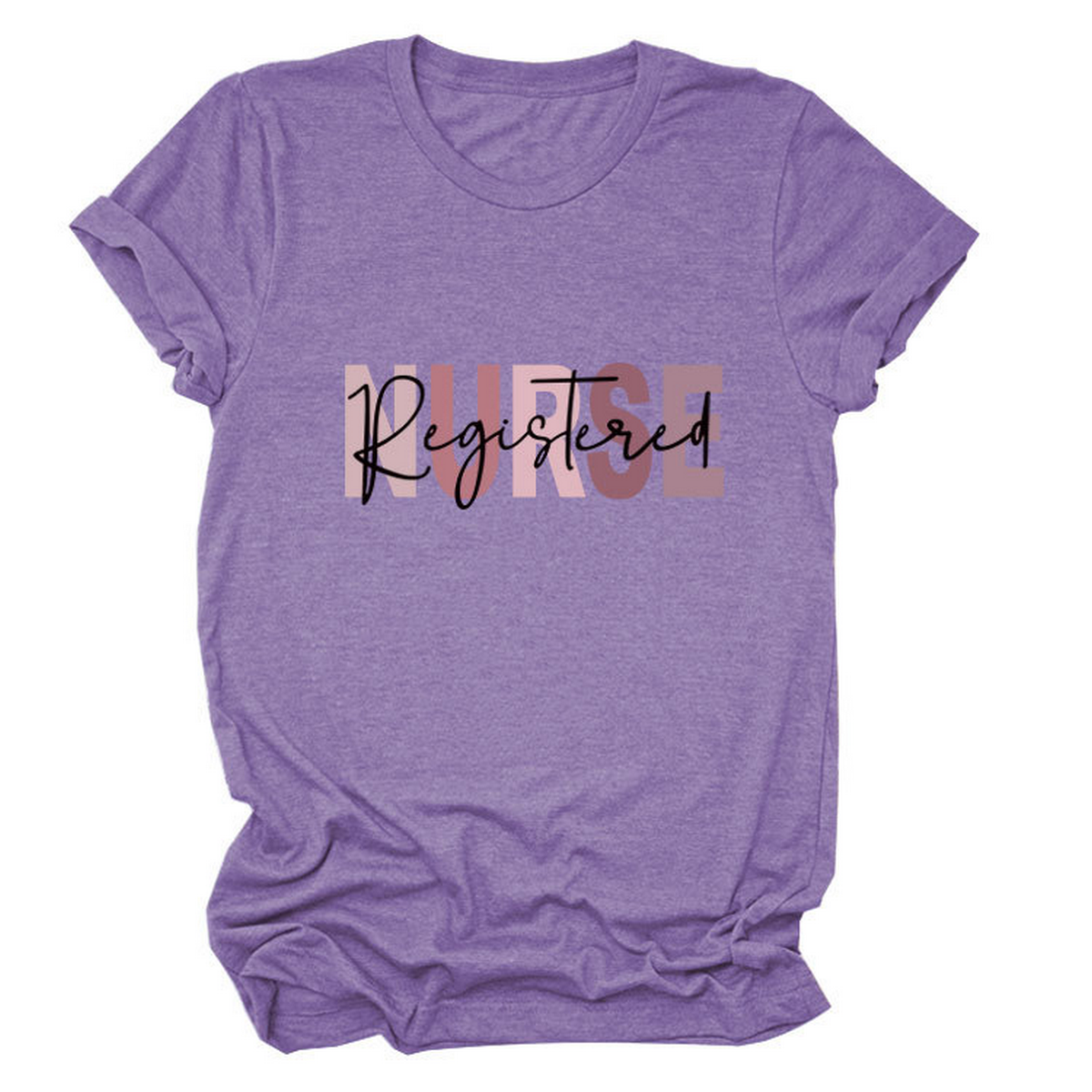 Trendy Plus Size T-Shirt for Women, Short Sleeve