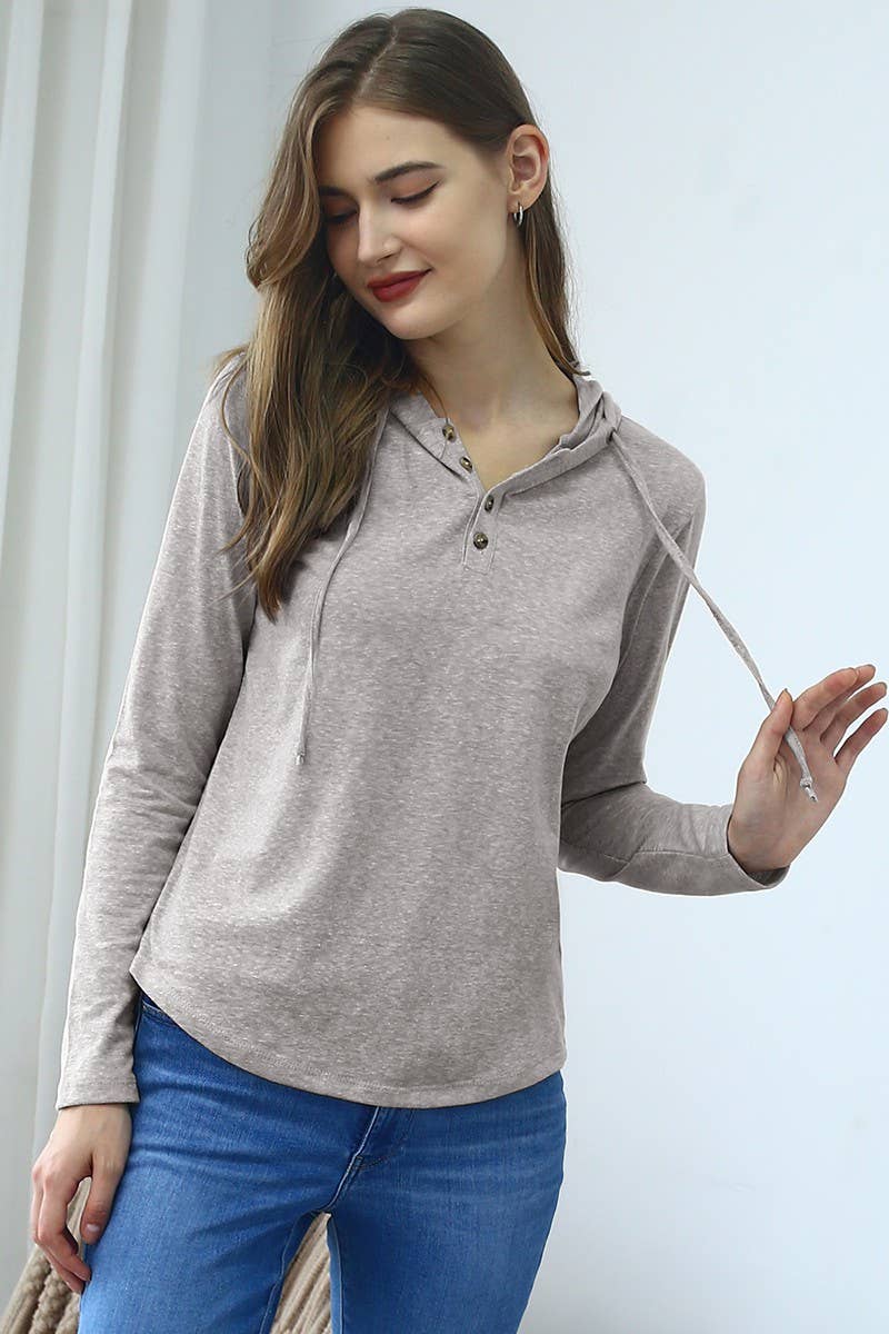 CWTTL1493-S_BUTTON DOWN HENLEY LIGHT WEIGHT HOODIE TOP