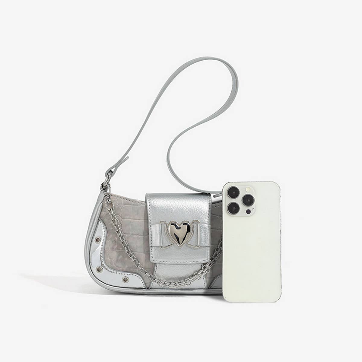GYM STYLE RIVET SHOULDER BAG_CWAB2987