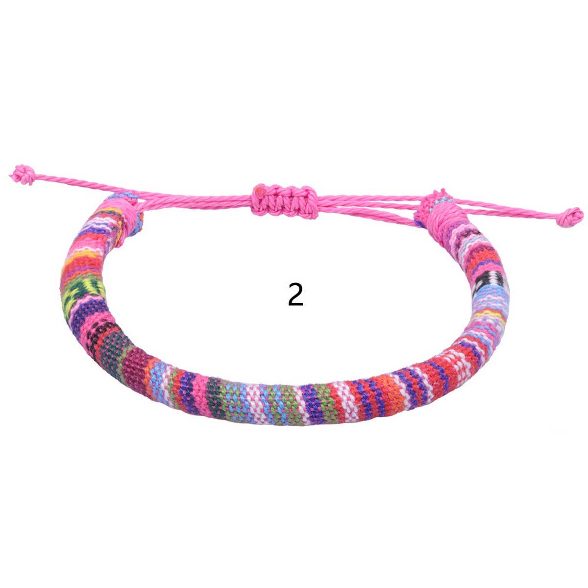 BOHEMIAN ETHNIC STYLE COLORFUL HANDWOVEN BRACELET_CWMM0538