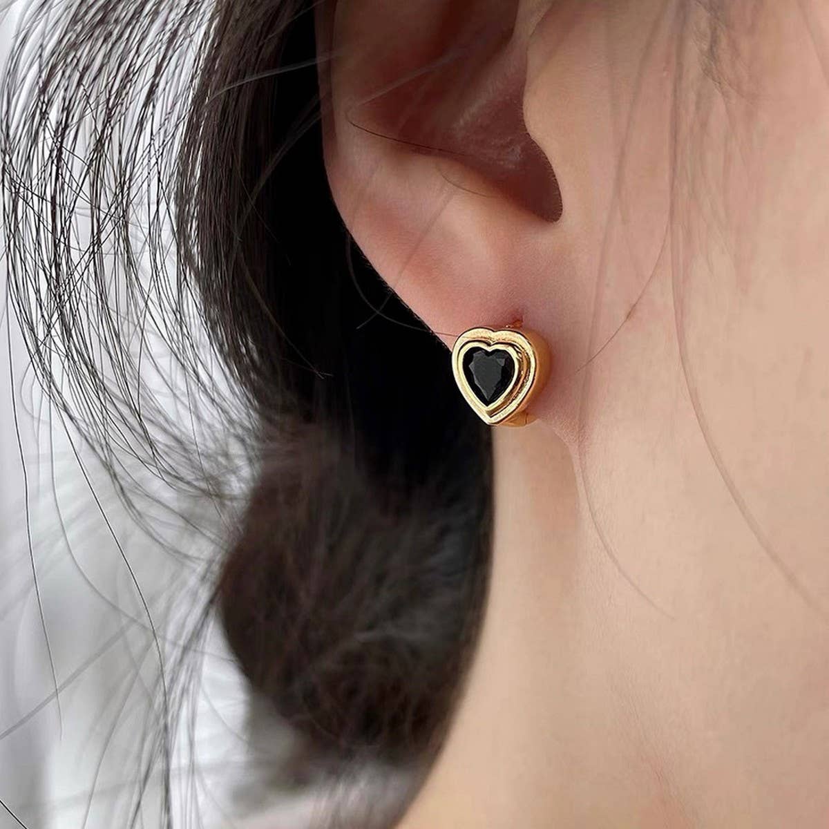 VALENTINE'S DAY RETRO HIGH-END HEART EARRINGS