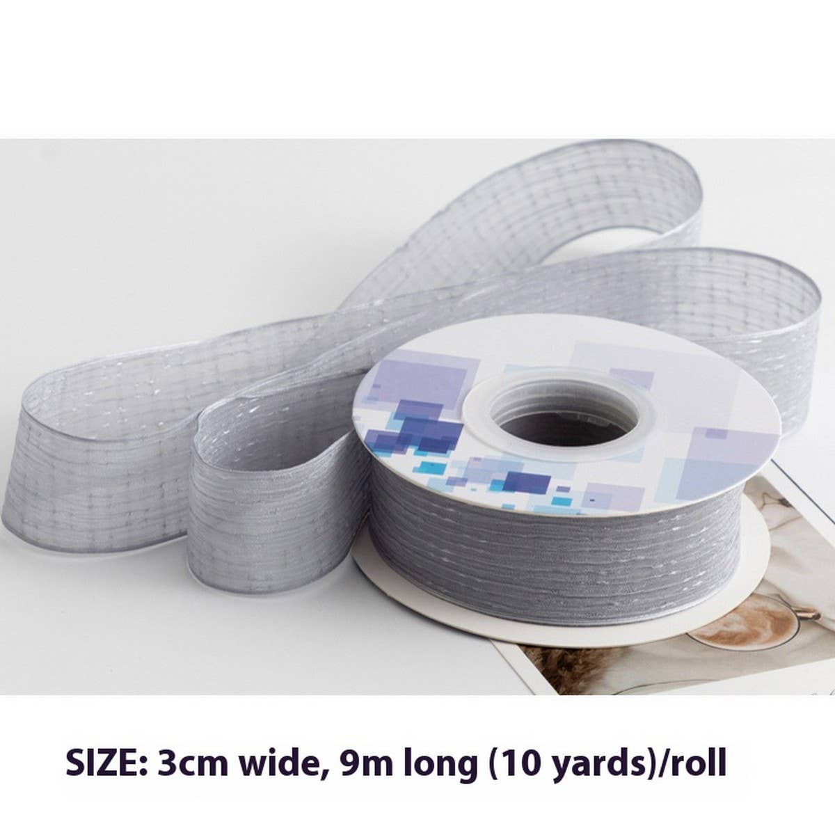 DIY DECORATIVE POLYESTER HAIR RIBBON