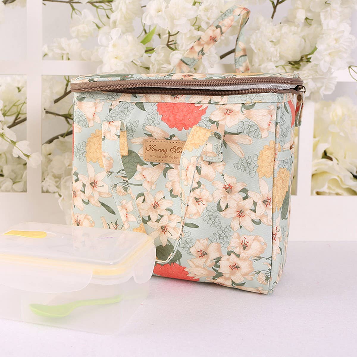 WATERPROOF CANVAS PORTABLE INSULATION BAG BENTO BAG_CWAB1720