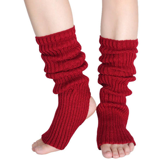 CWMS02669_KNITTED YOGA DANCE LEG WARMERS
