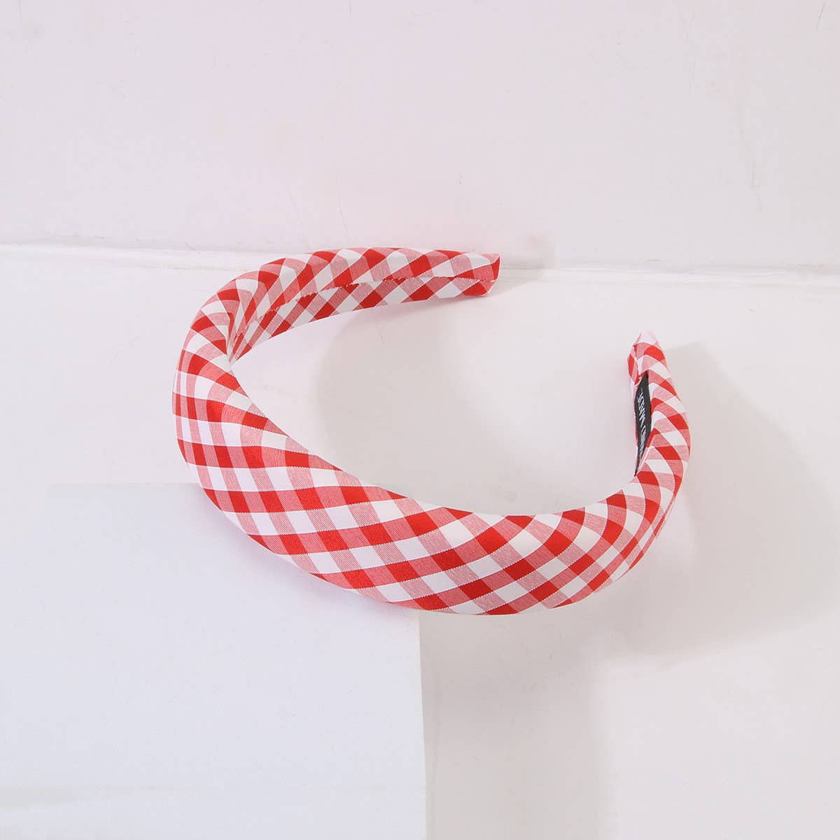 WOMEN FASHION PLAID WIDE-BRIMMED HEADBAND_CWAHA0476