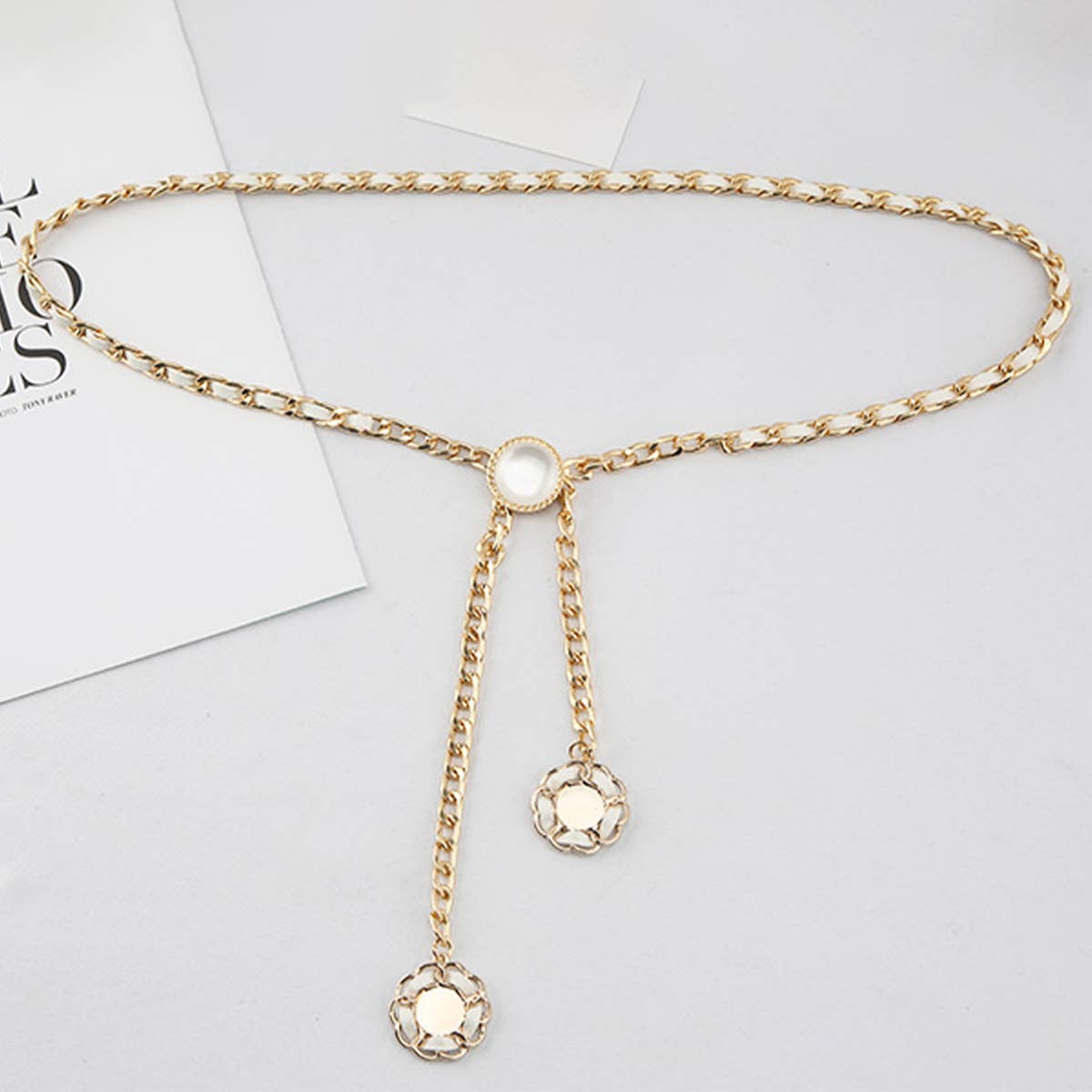 CWABE0969_FASHION DECORATION WITH SKIRT WAIST CHAIN BELT