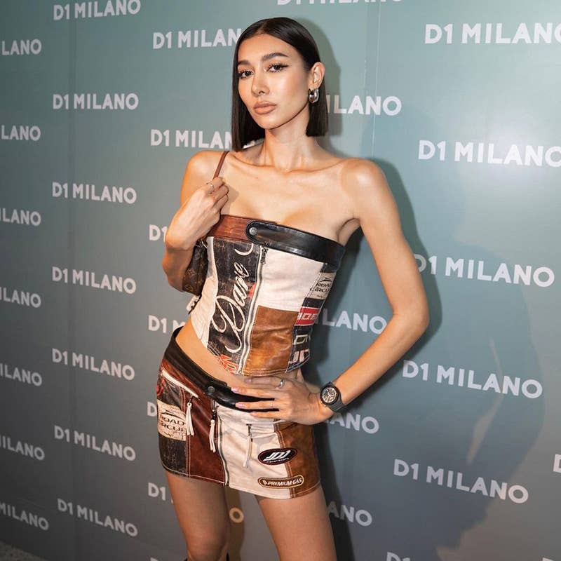 Colorblock Street Style Slim Fit Casual Top