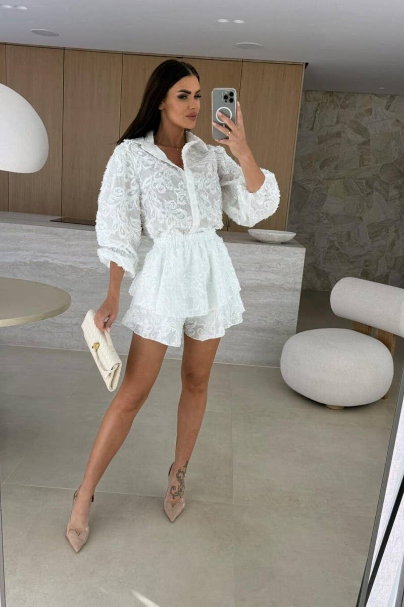 CWSTB1792_LACE CUTOUT CASUAL LONG SLEEVE SET