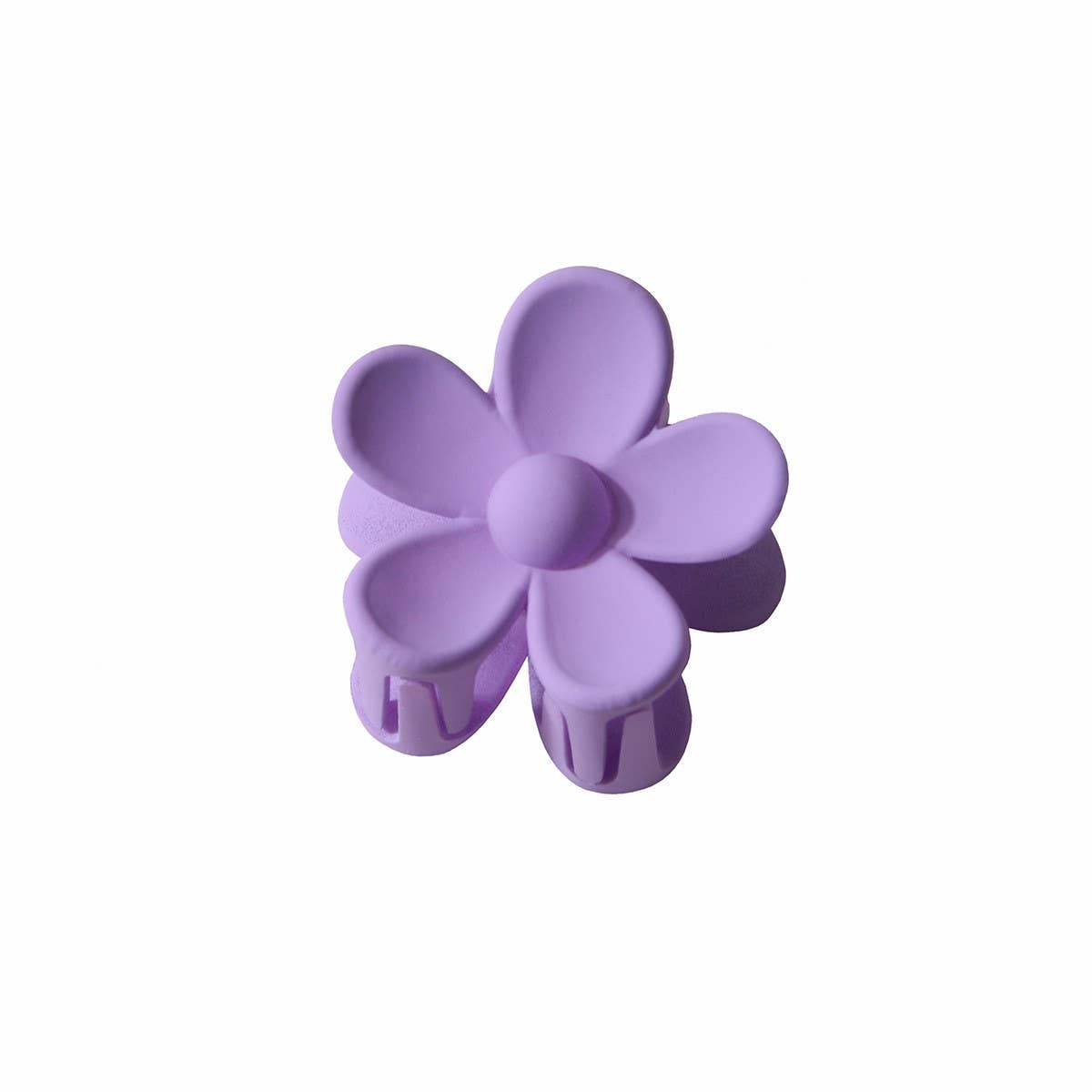 Mini Matte Flower Hair Claw Clip ? Cute Side Clip
