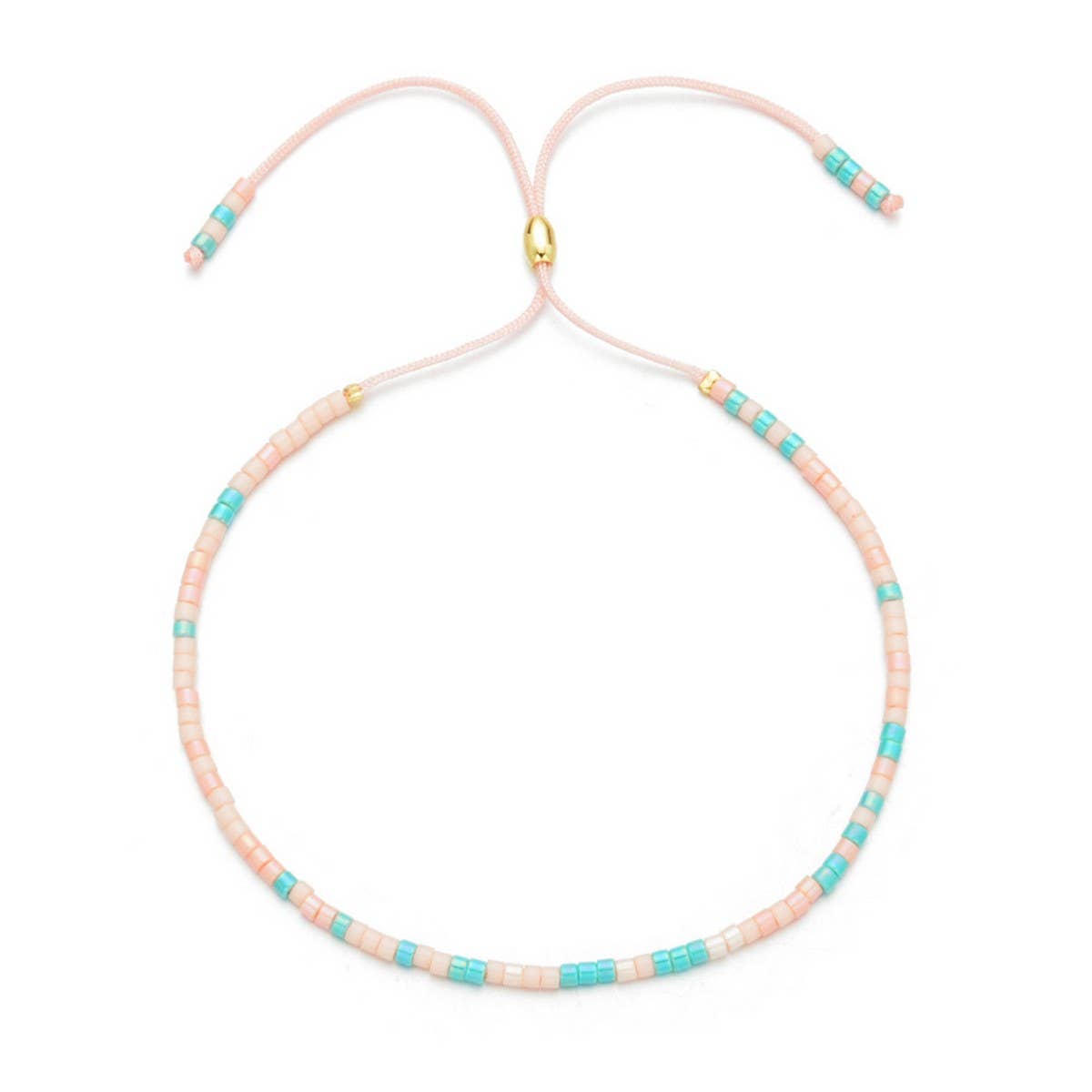 RICE BEADS HAND-WOVEN BRACELET