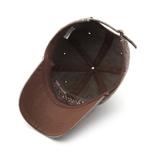Spring Autumn Washed Letter Patch Baseball Hat CWAH1288