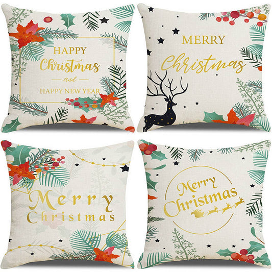 NEW ARRIVAL PINK SANTA CLAUS PILLOWCASE