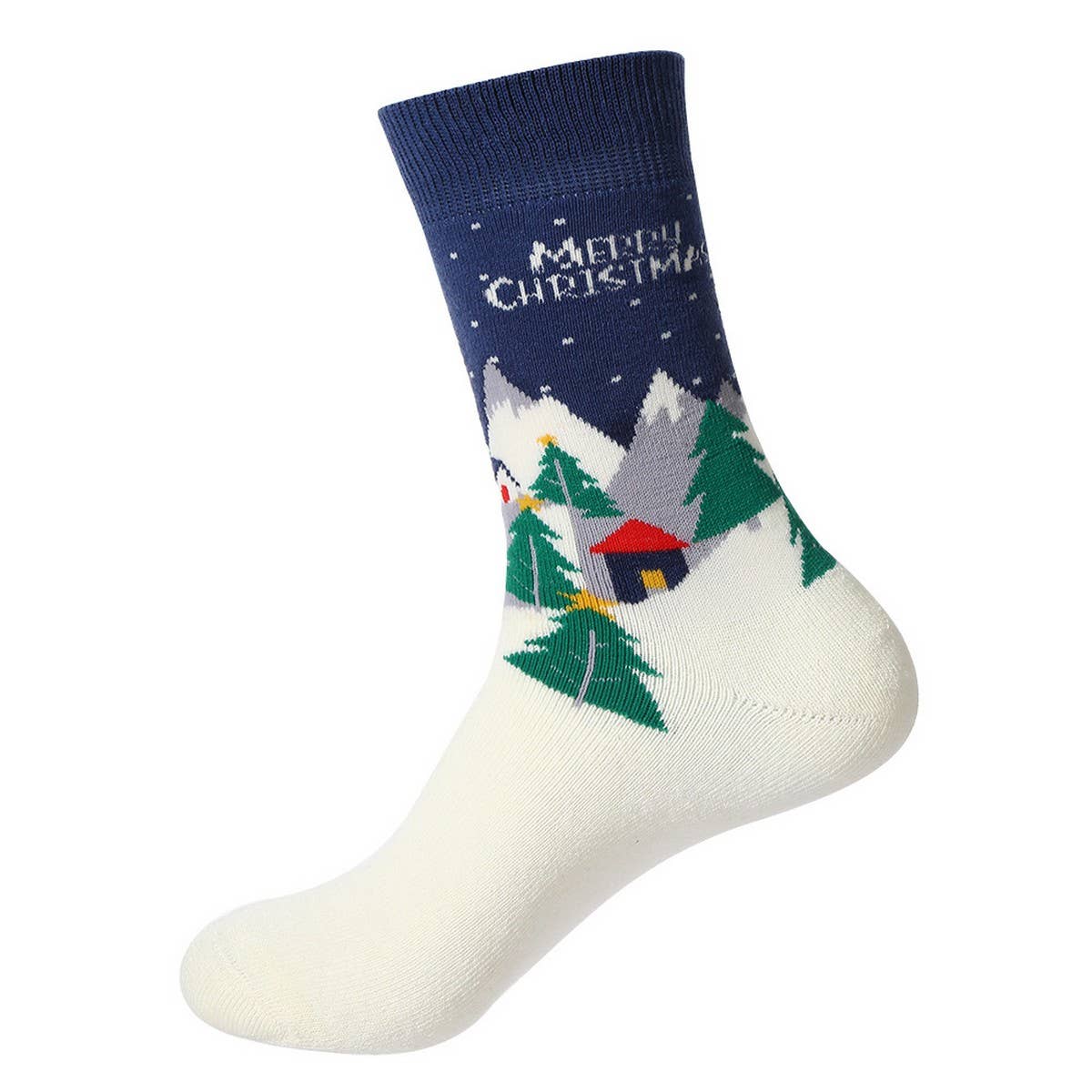 THICK WARM TERRY CHRISTMAS SOCKS