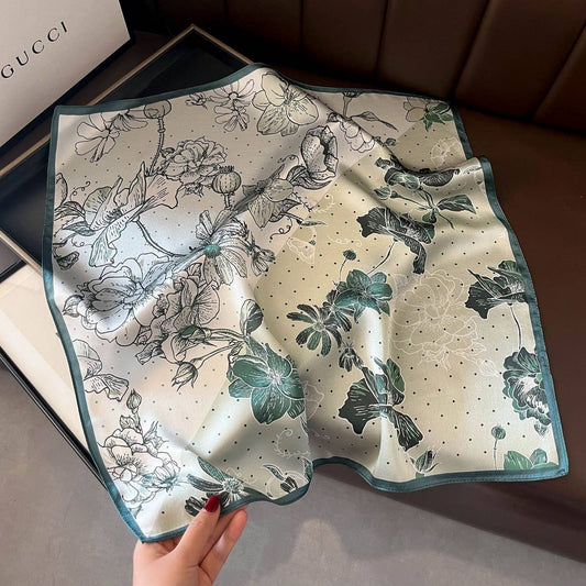 Silk Square Scarf for Women ? Spring & Fall Gift