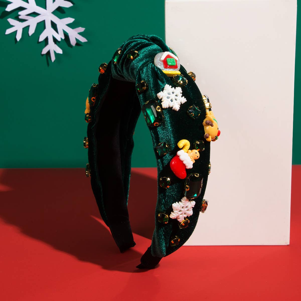 CHRISTMAS HEADBAND HIGH QUALITY FLANNELETTE