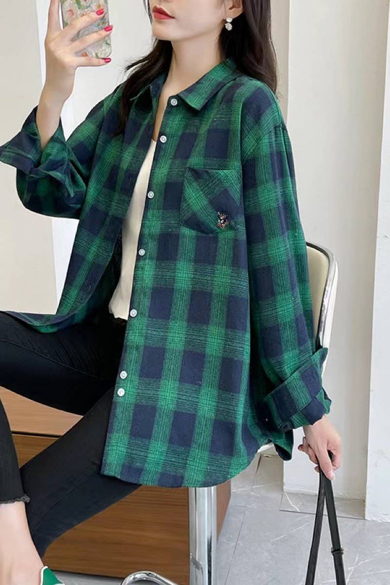 CWOCO0989_LOOSE COTTON MID-LENGTH BRUSHED SHIRT COAT