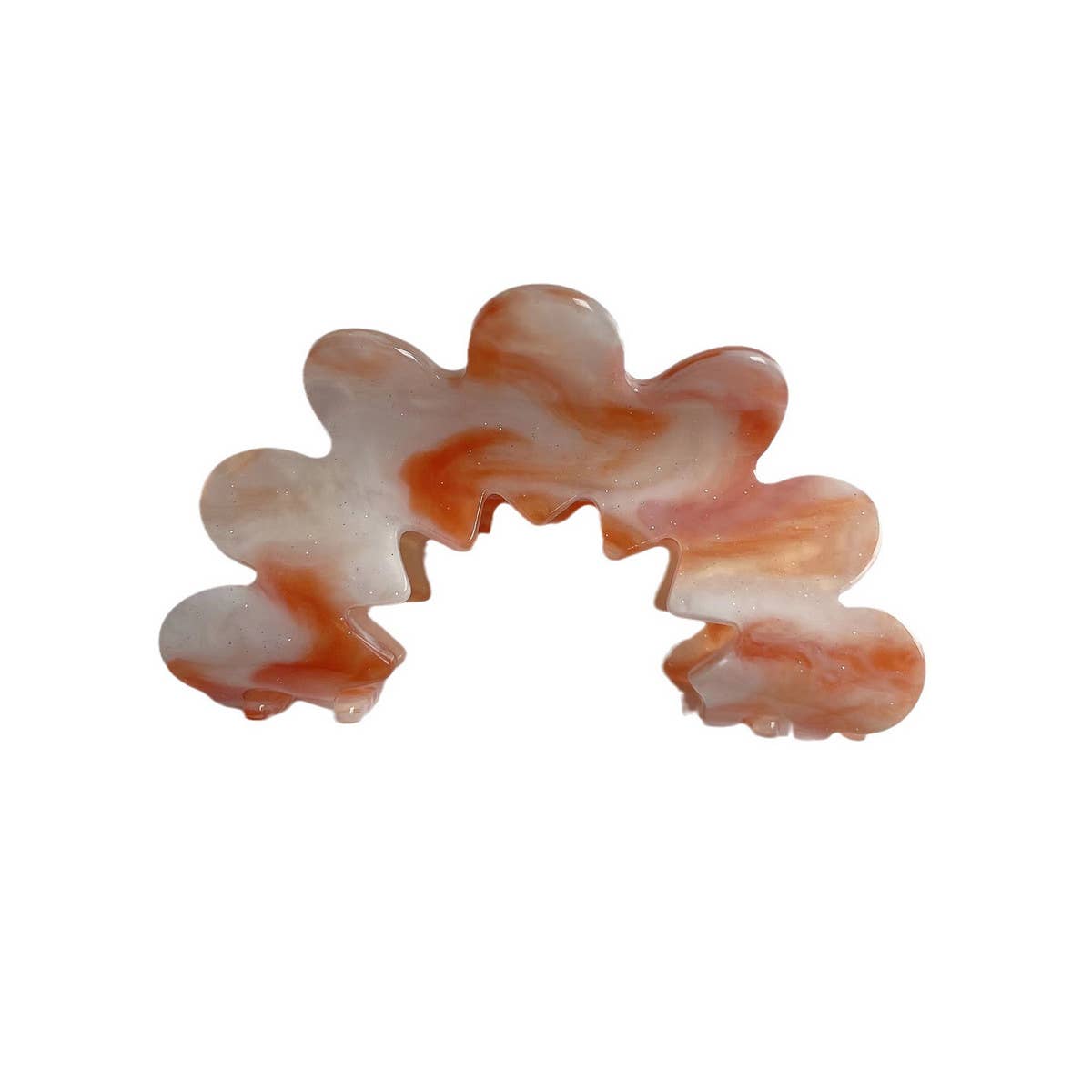 Wavy Flower Acetate Hair Claw, Simple Fresh Clip_CWAHA1328