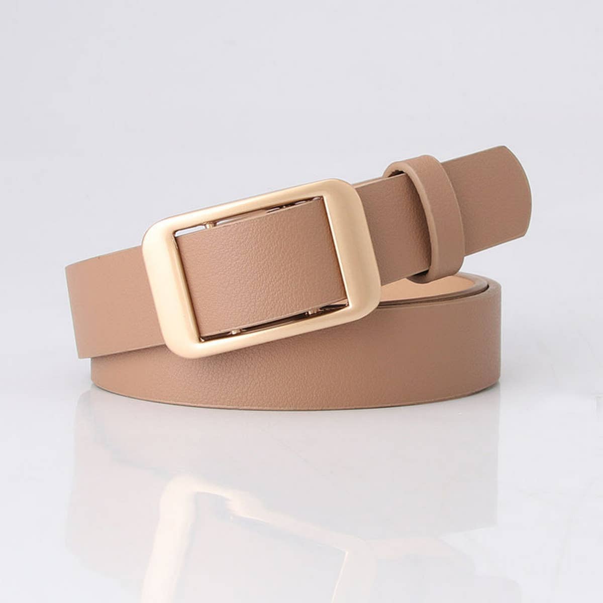 CWABE0914_SIMPLE DOUBLE BAR ALLOY BUCKLE BELT