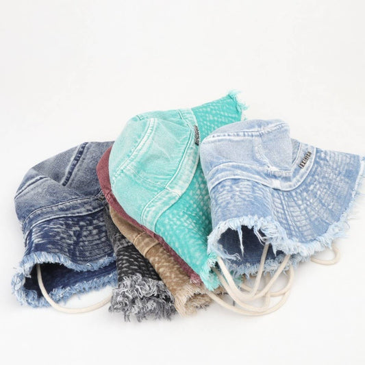 CWAH1525_VINTAGE DENIM BUCKET HAT