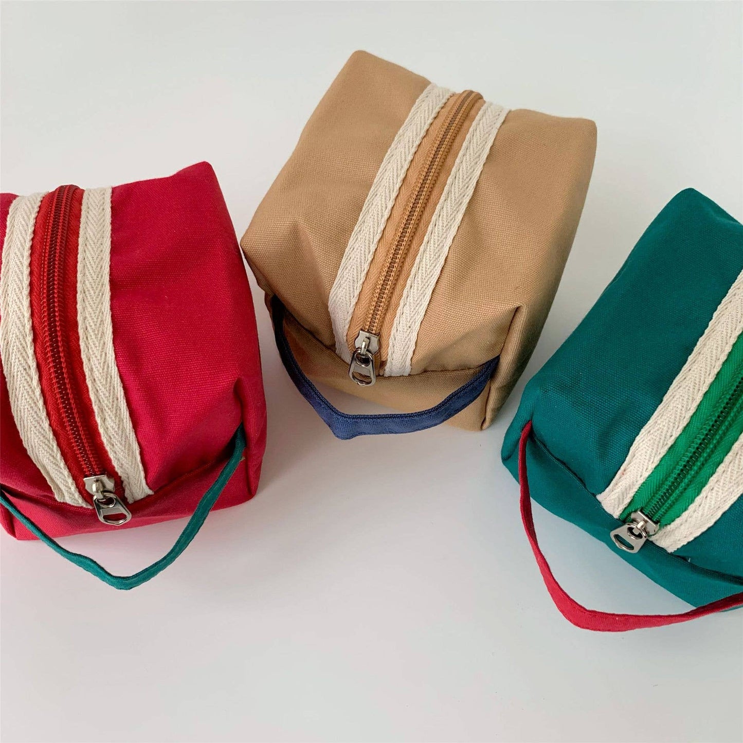 Canvas storage small cosmetic bag