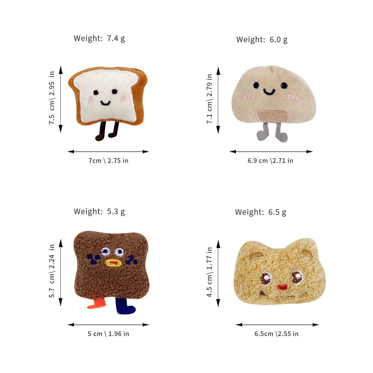 Cartoon rice ball bread hair tie bun hair tie