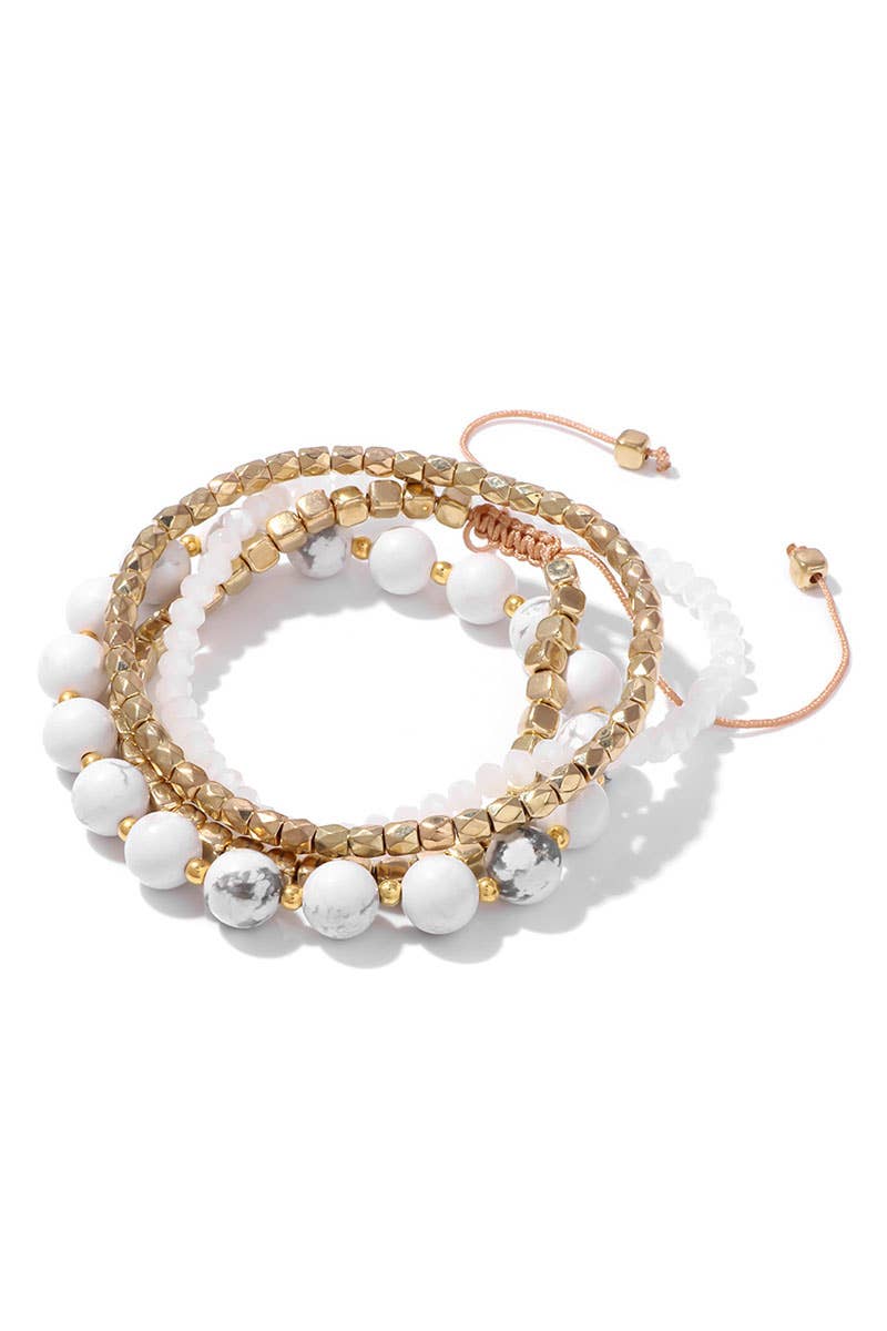 CWAJE1192_BOHEMIAN GLASSCRYSTAL METAL BEAD MIX BRACELET