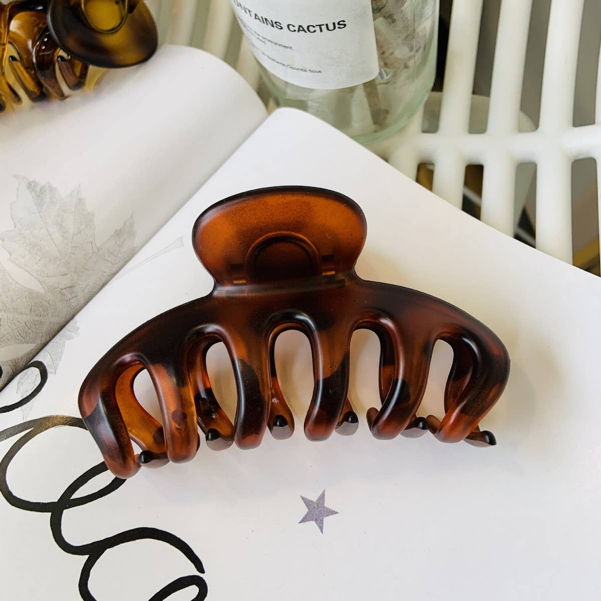 CWAHA1514_EXQUISITE SIMPLE LARGE HAIR CLAW CLIP