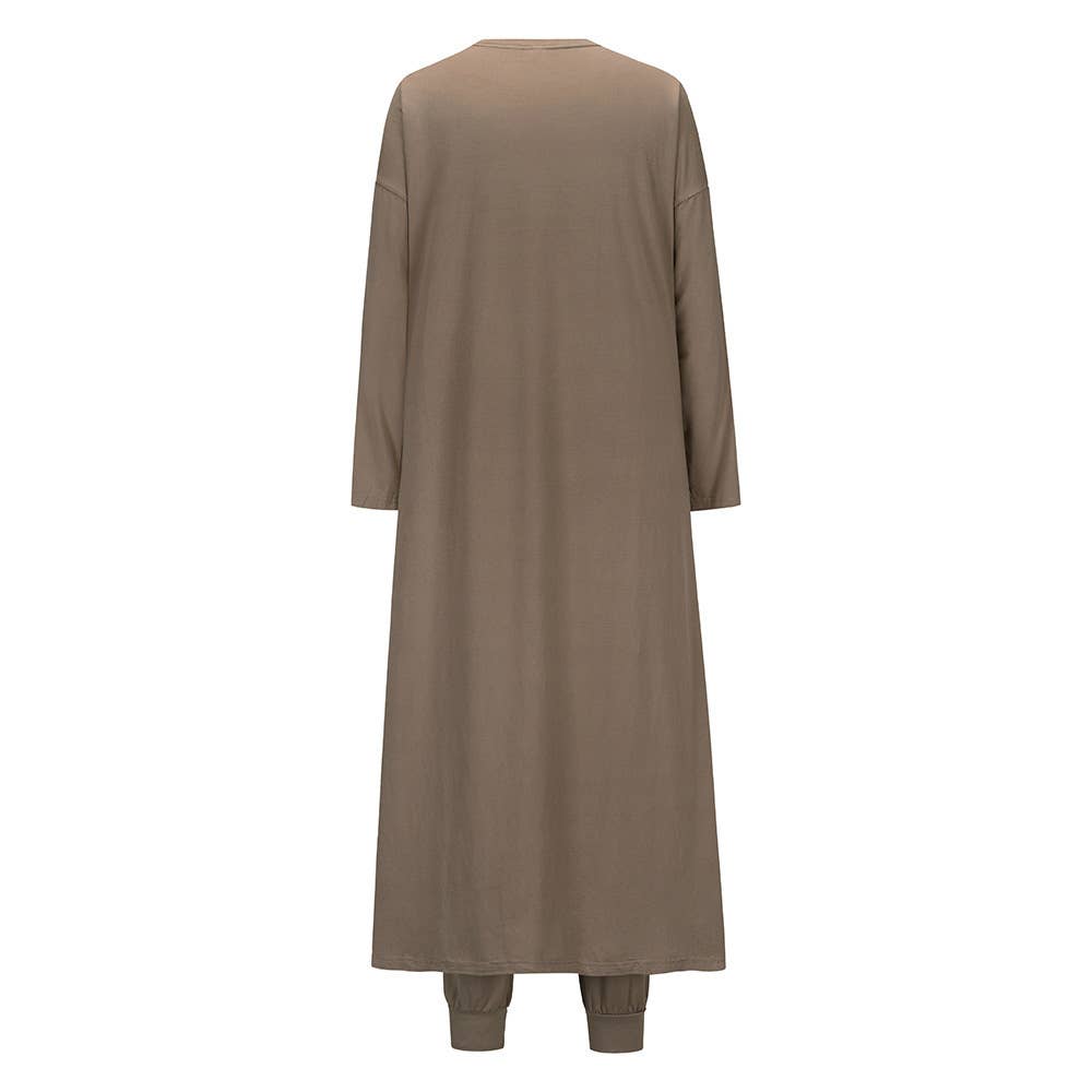 CASUAL FASHION KNITTED WOMEN'S THREE-PIECE SET