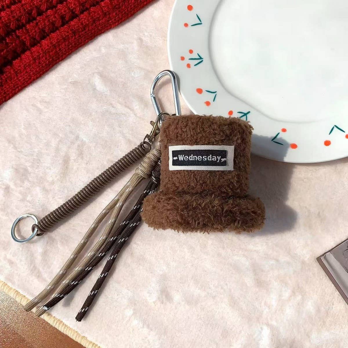 CWMM10407_CUTE CAKE KEYCHAIN CARTOON BACKPACK CHARM PENDANT