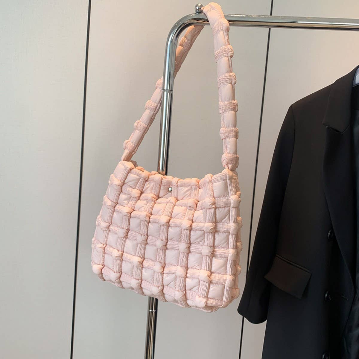 Quilted Cloud Bag Women Shoulder Purse_CUAB00494
