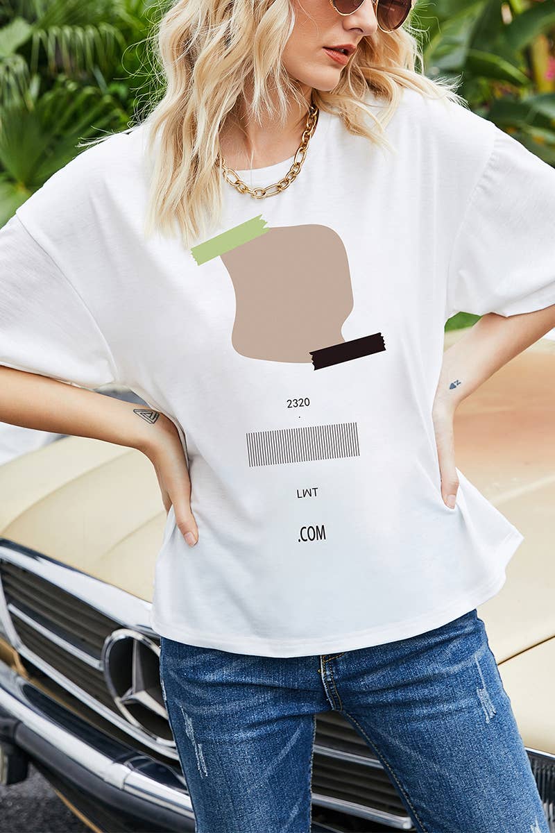 CWTTS1418_NEW SUMMER COMFORTABLE SIMPLE T-SHIRT