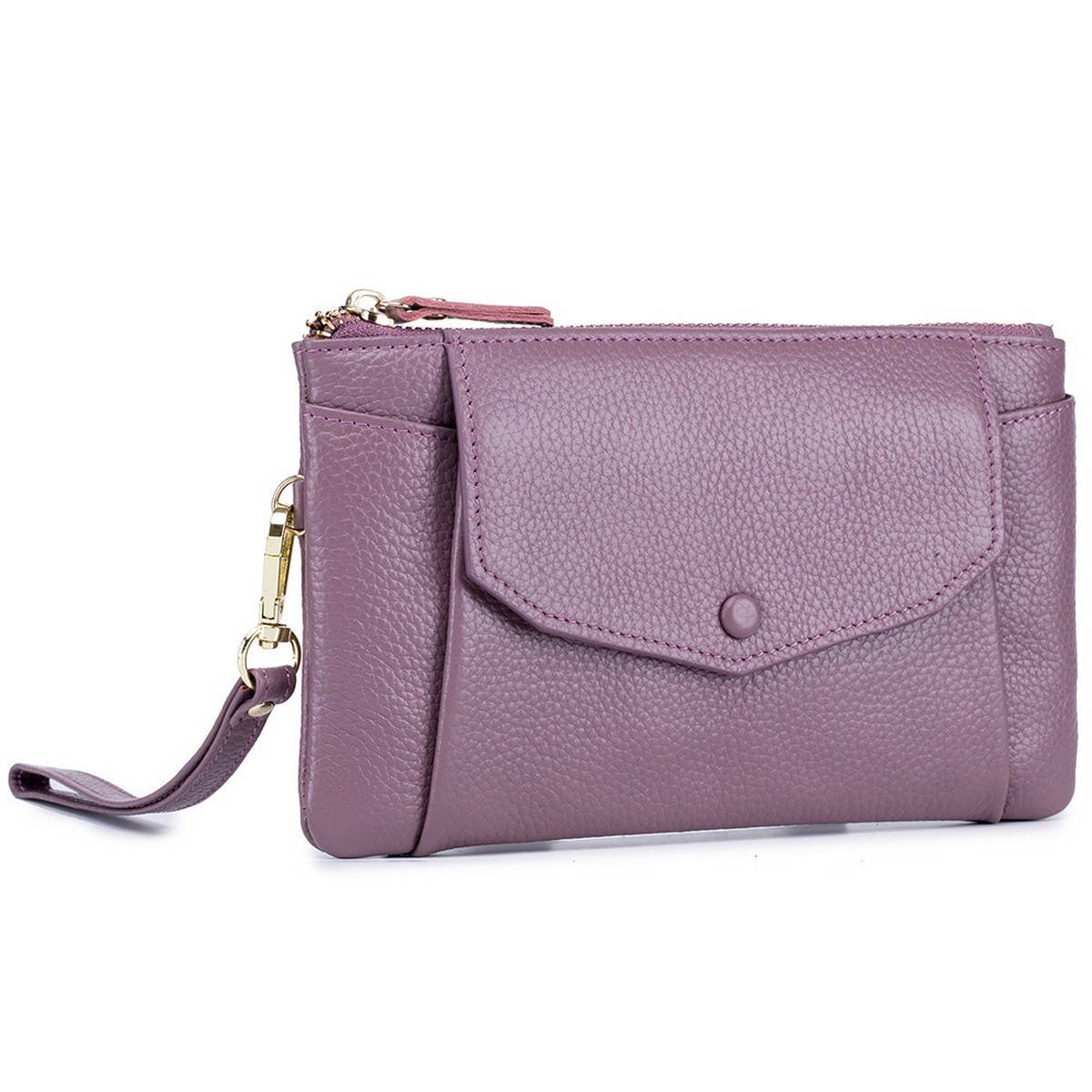 ULTRATHIN LONG LARGE CAPACITY CLUTCH LEATHER WALLET_CWAB3747