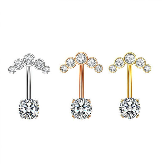 Hot Sale Stainless Steel Reverse Navel Ring