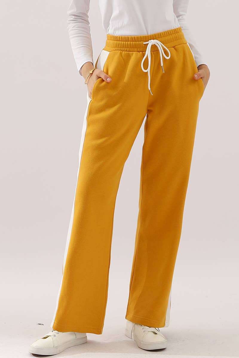 CWBLP398-P_PLUS SIZE HIGH WAISTED WIDE LEG LONG SWEATPANTS