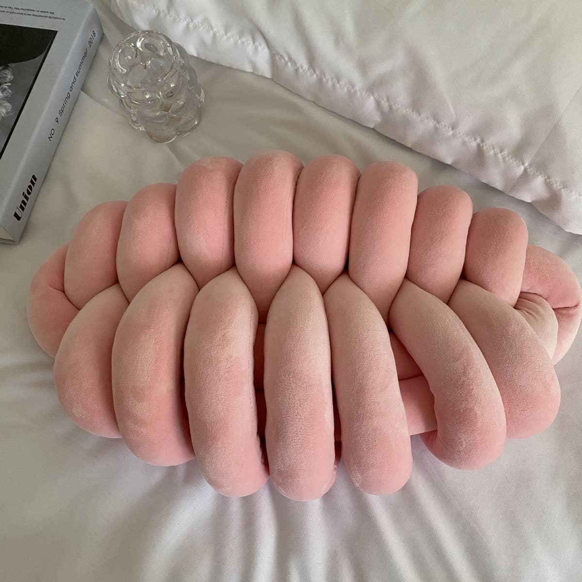CATERPILLAR WOVEN PILLOW CUSHION_CWMM0860