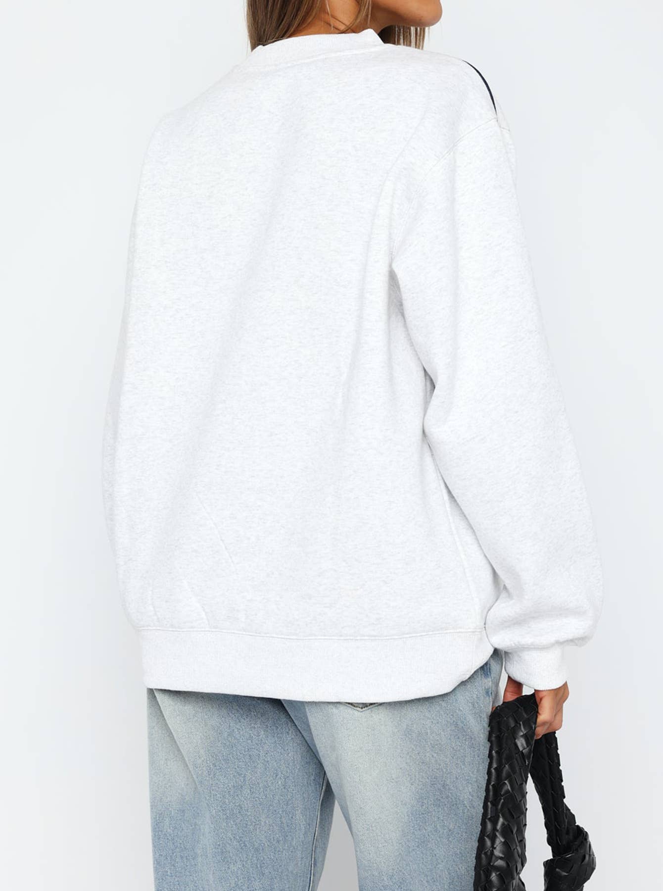 COLOR CONTRAST LOOSE CASUAL FASHION HOODIE