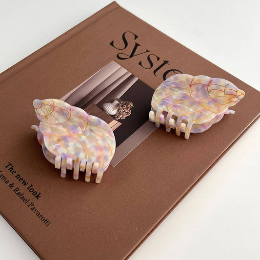 Elegant Acetate Seashell Hair Claw Clip ? Summer