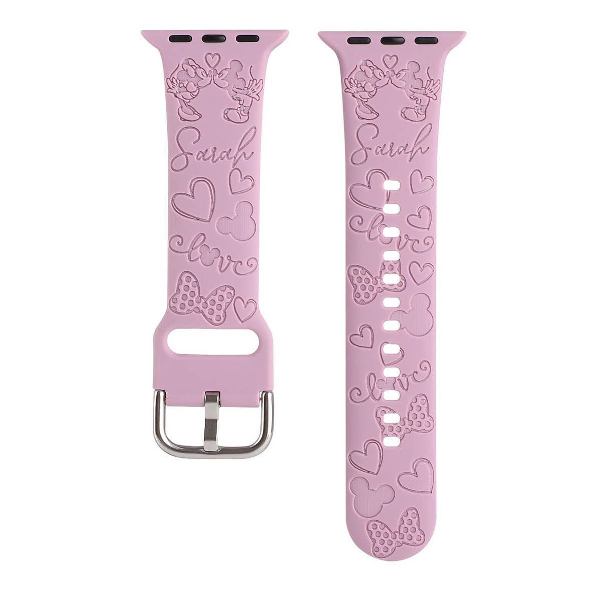 IWATCH8-1 ENGRAVED SILICONE APPLE WATCH9 STRAP