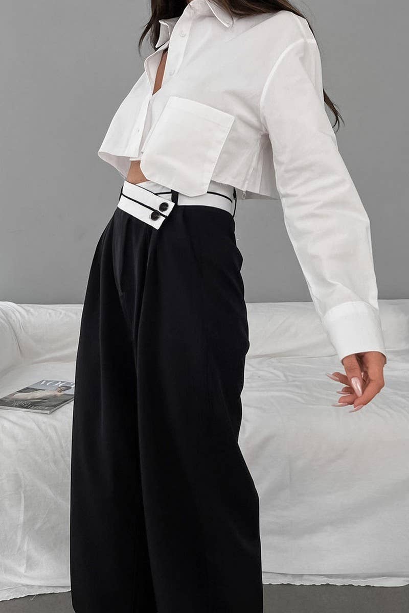 CWBLP1720_HIGH-WAISTED WIDE-LEG BLACK SUIT TROUSERS