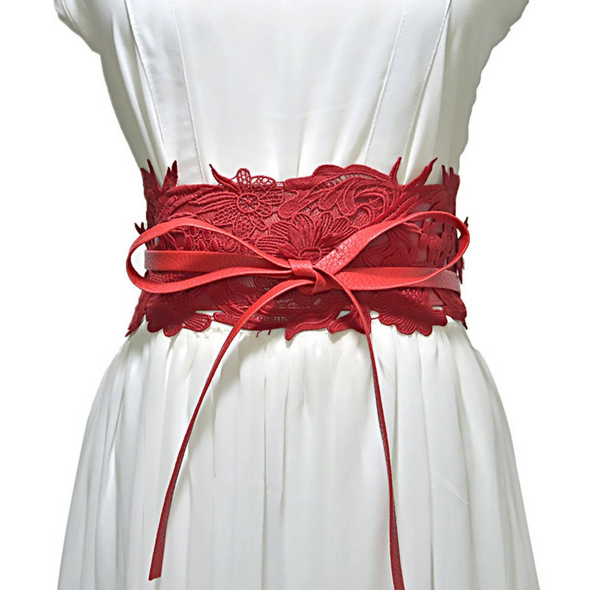 LACE GIRDLE STRAPS CASUAL DECORATIVE CORSET_CWABE0491