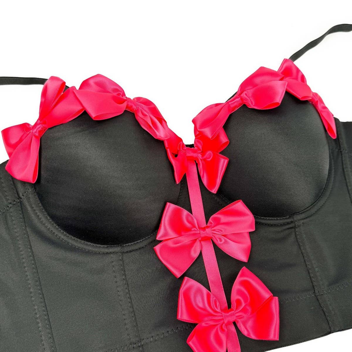 NEW SWEET BOW DESIGN HERRINGBONE BRA_CWMM4146