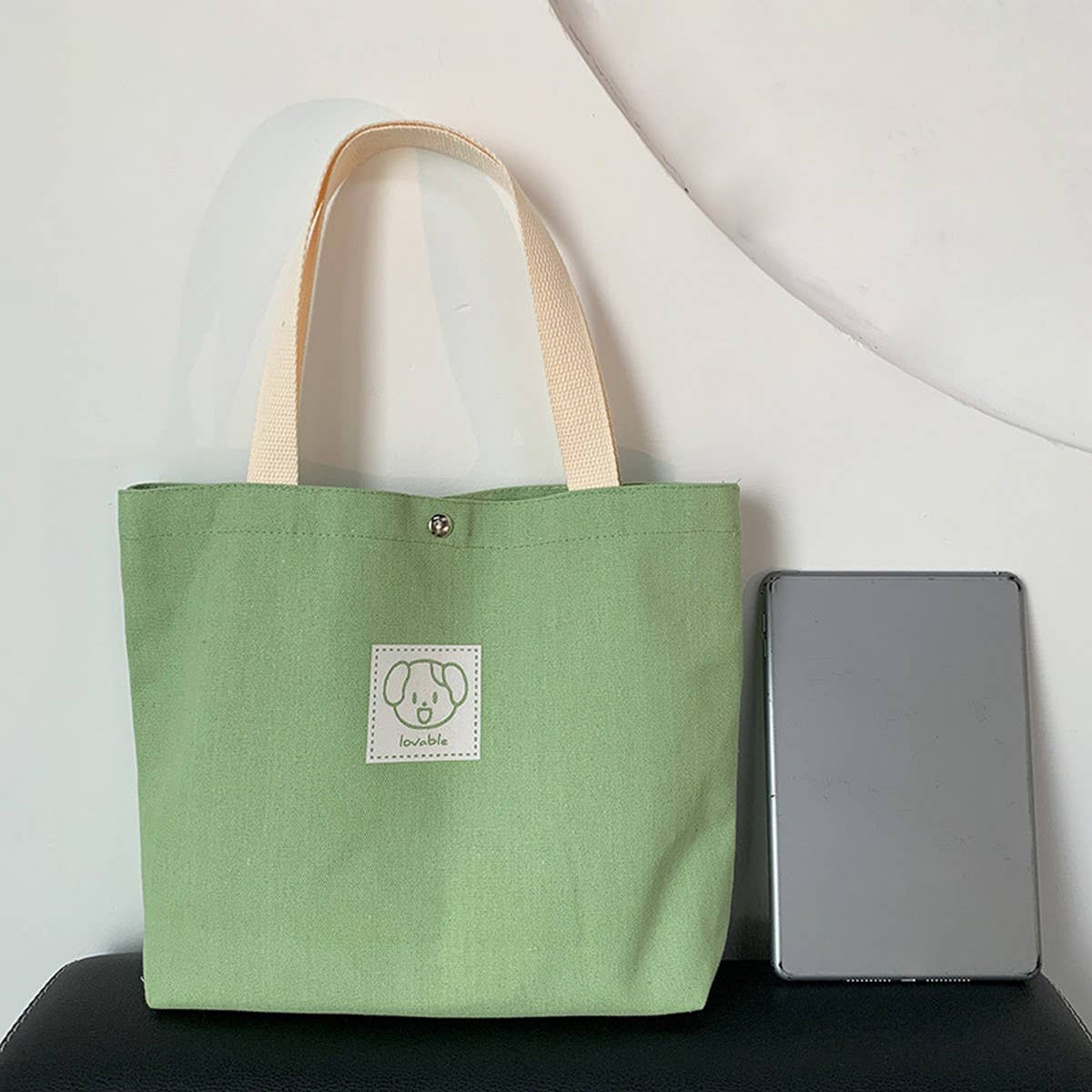 TOTE BAGS CANVAS CUTE CARTOON BENTO BAG_CWAB2042