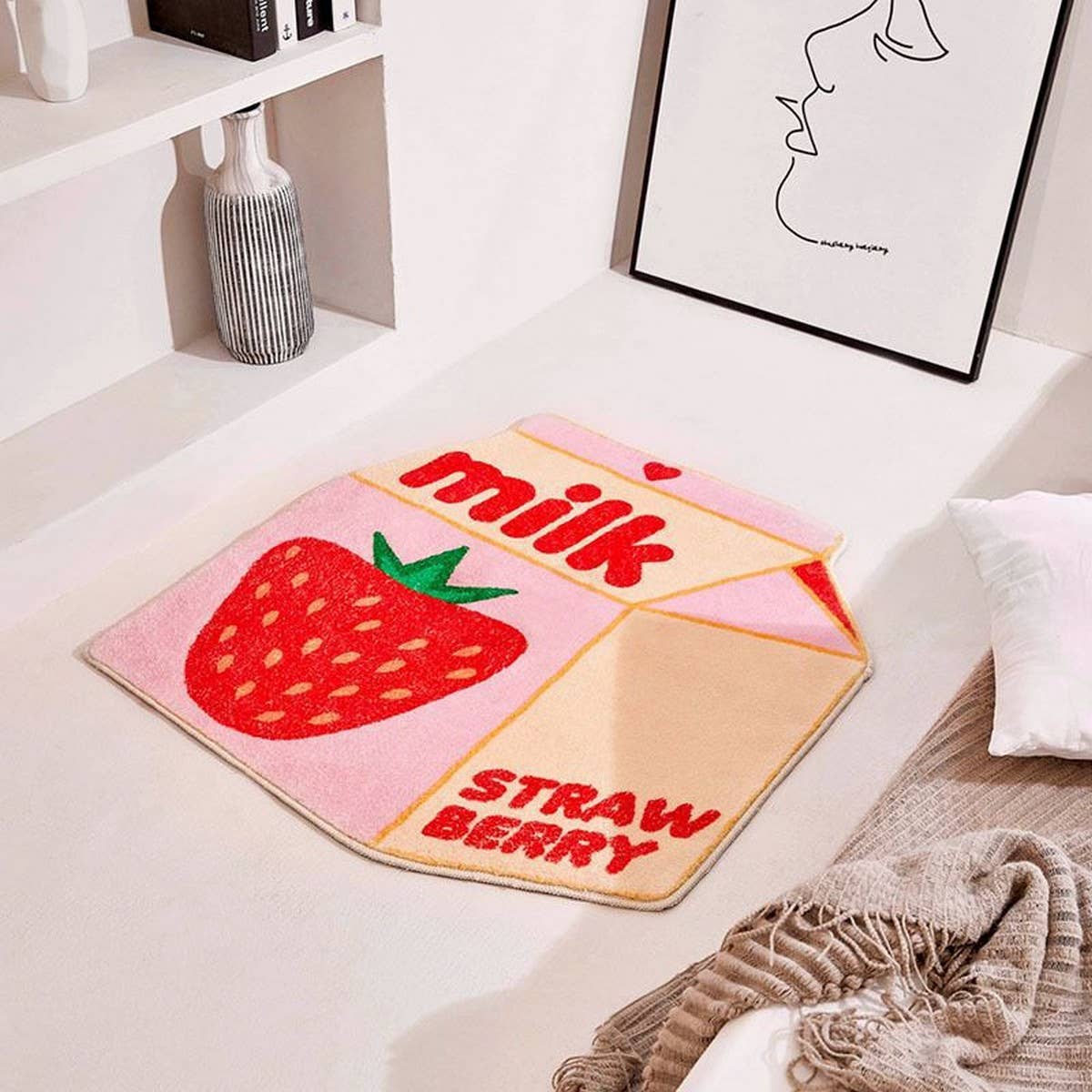 Cozy Bedroom Rug, Floor Mat for Home & Living Room