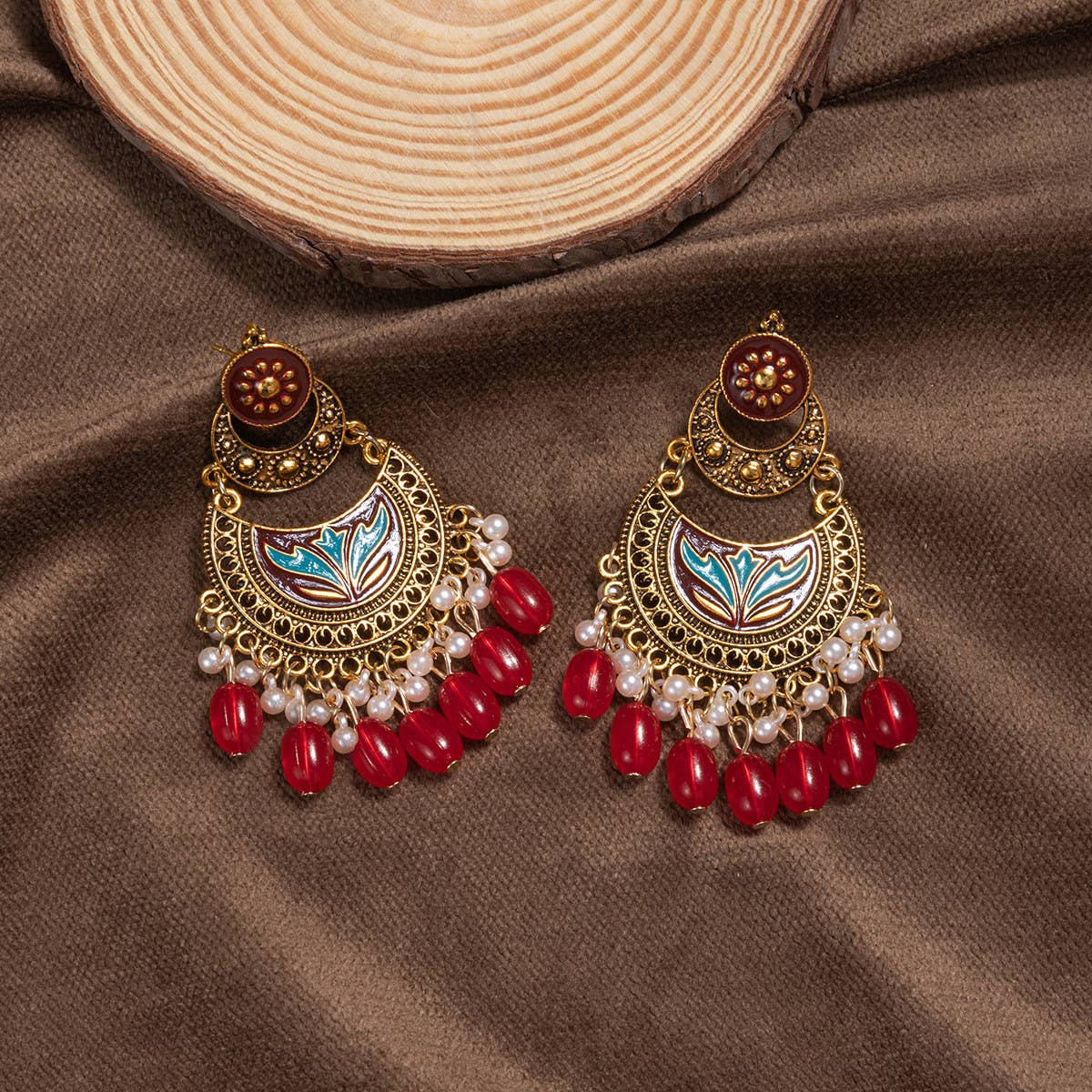 HOT SELLING BOHEMIAN SMALL MILLET BEAD EARRINGS