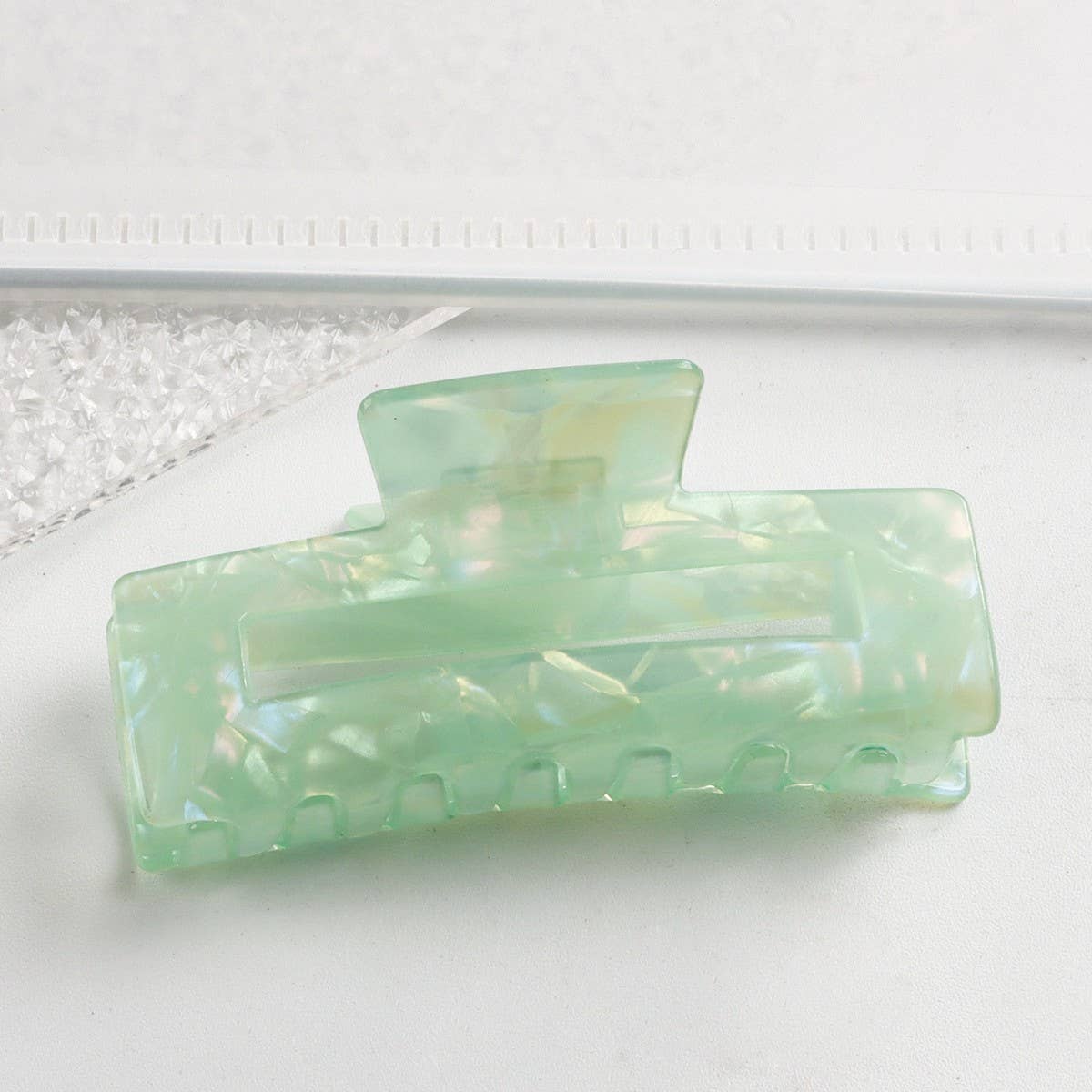 CWAHA1402_ELEGANT RECTANGLE LARGE HAIR CLAW CLIP